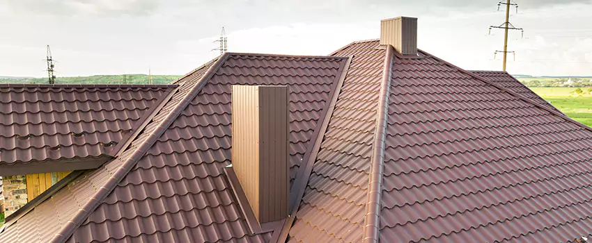 Residential Chimney Flashing Restoration in Englewood, NJ