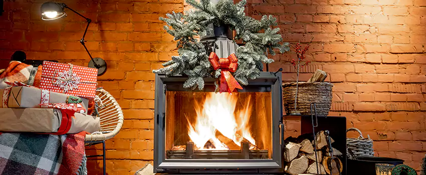Travis Industries Linear Gas Fireplace Installation in Englewood, New Jersey