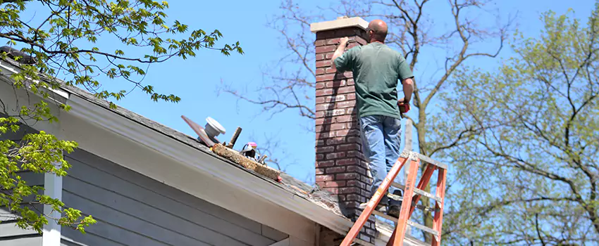 Vinyl and PVC Chimney Flashing Installation in Englewood, NJ