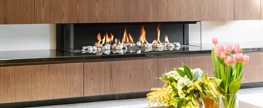 Double-height Fireplace Design Refurbishment in Englewood, New Jersey